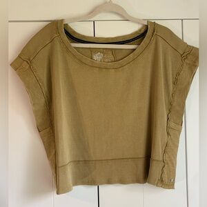 Anthropologie Pilcro‎ Cut-Off Sweatshirt Size XL